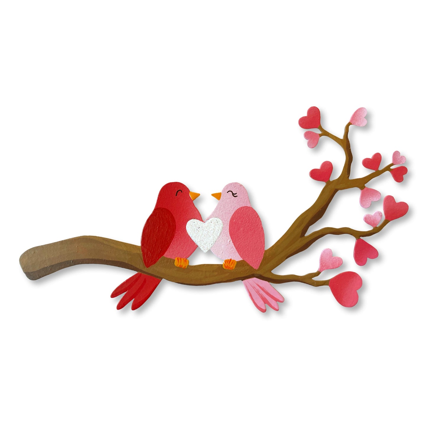 „Falling in Love“ romantisches Vogelpaar