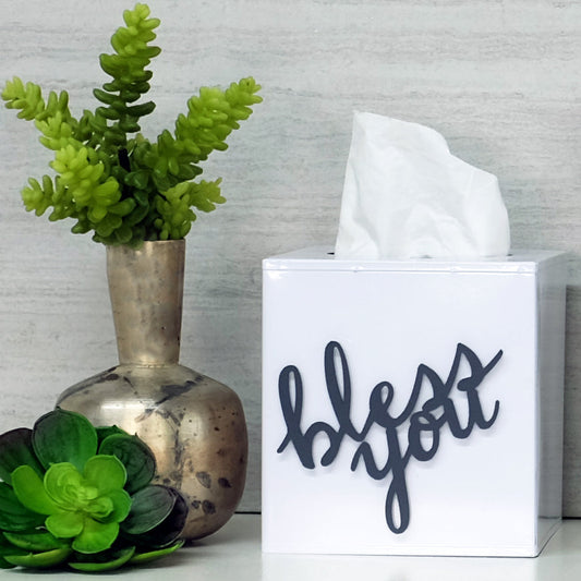 "bless you" (sei gesegnet) Magnet, grau