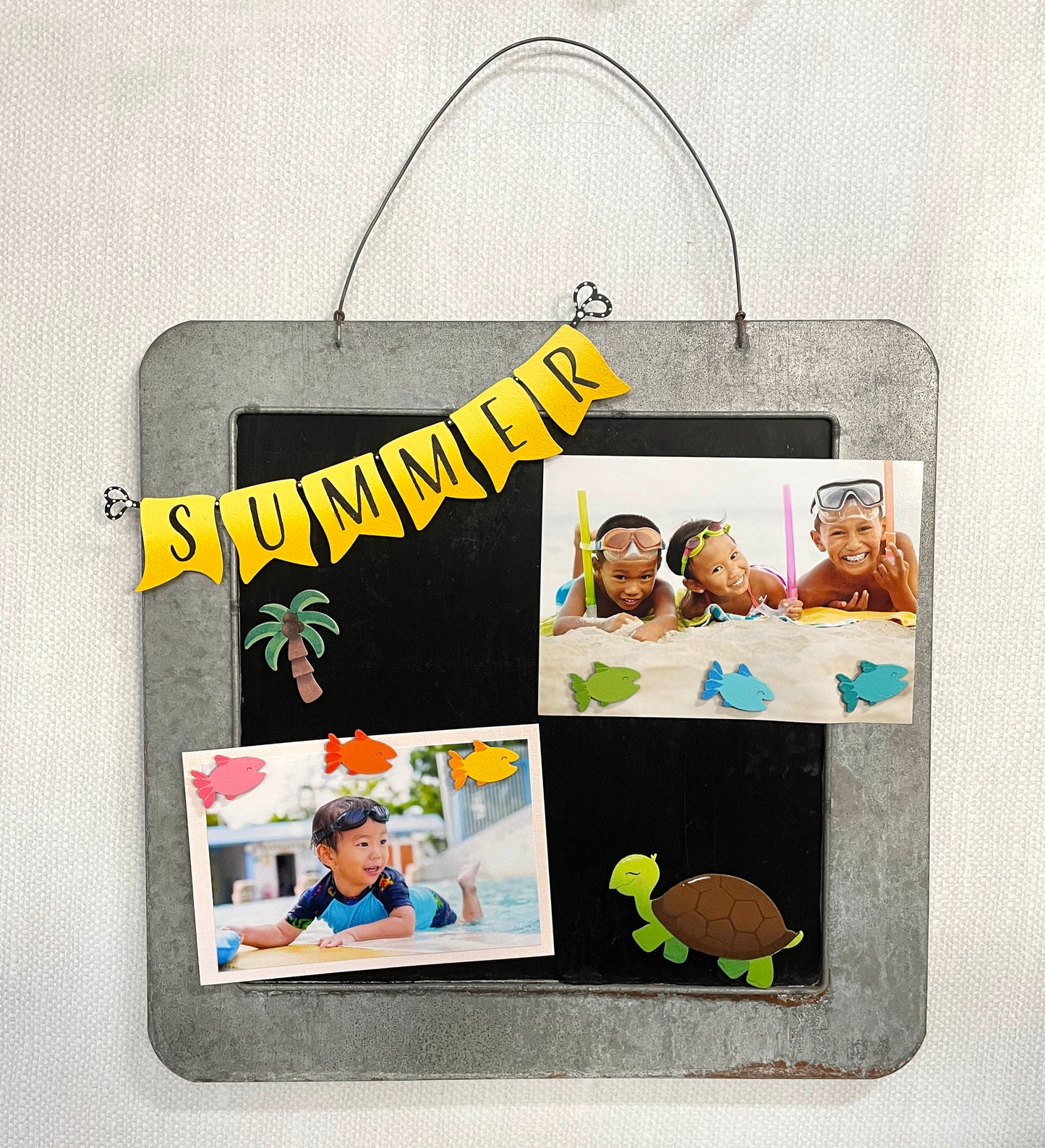 Sommer Banner, gelb, Mini Art Pop