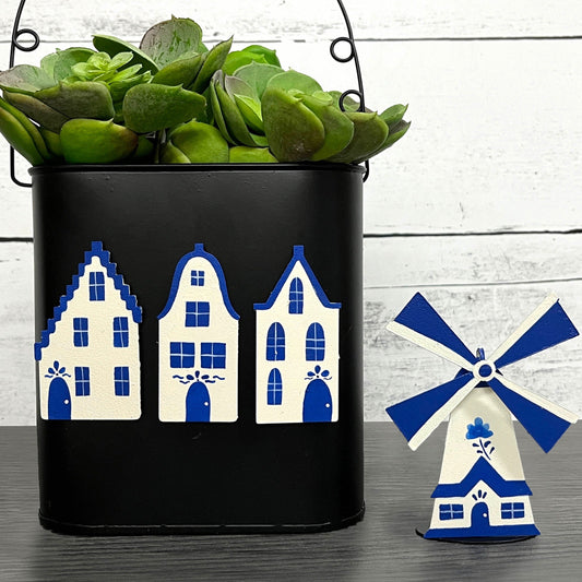 Häuser-Magnete im „Delfter-Stil“ - nicht nur für Liebhaber der Niederlande