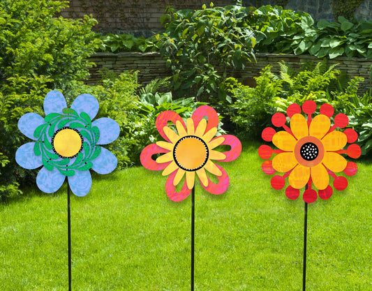 Rot-Gelbe Blume "Art Pop"