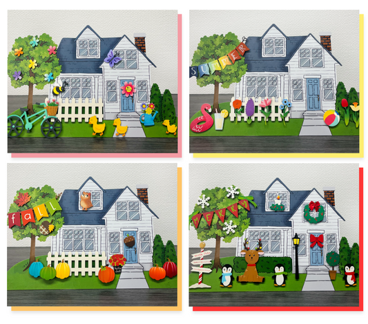 Kunstszene - Haus, zum dekorieren