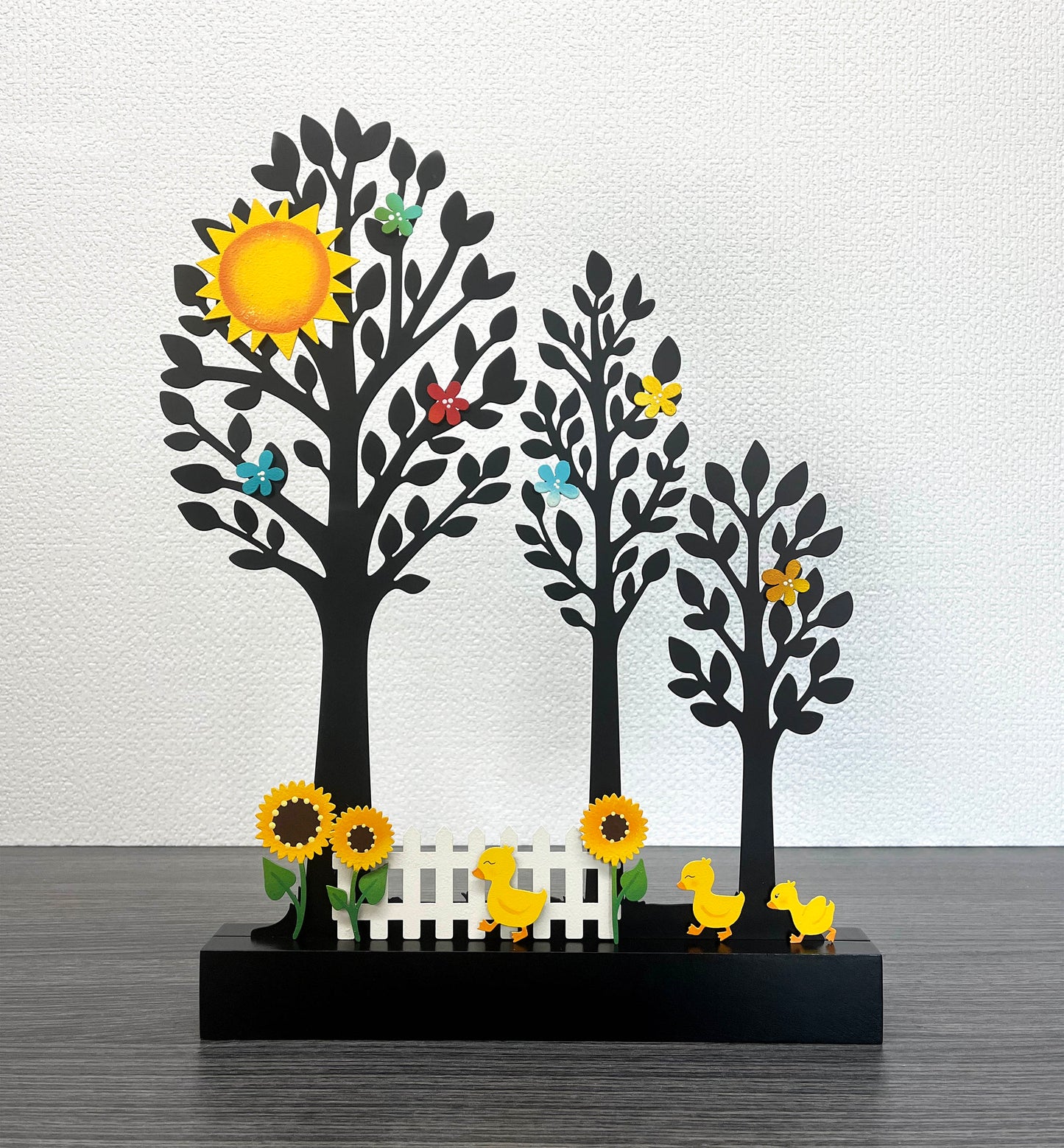 Summer sunflower magnets, set of 3