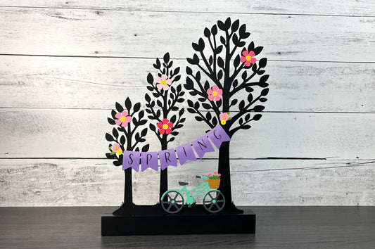 "Spring" Banner Magnet (Mini Art Pop)