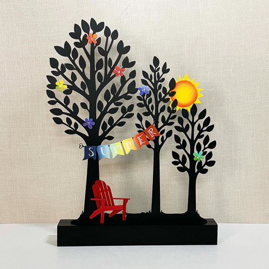 "Summer" Banner Magnet