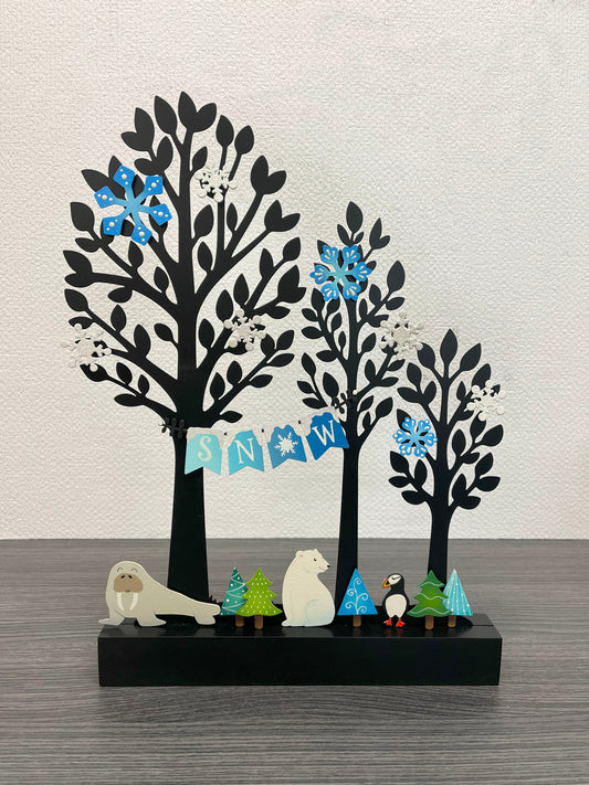 Tiere aus dem Norden mit Eisbär, Walross und Papageientaucher, 3-er Set