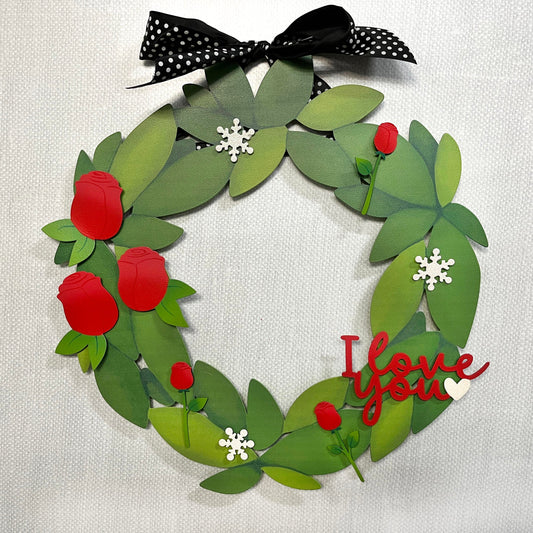 Rosenblüten-Magnete: Liebe, die bleibt (3-er Set)