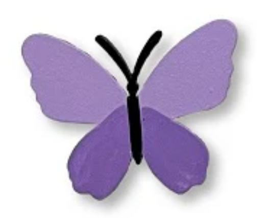 Lila-Frühlings-Magnete mit Flieder, Velo und ….