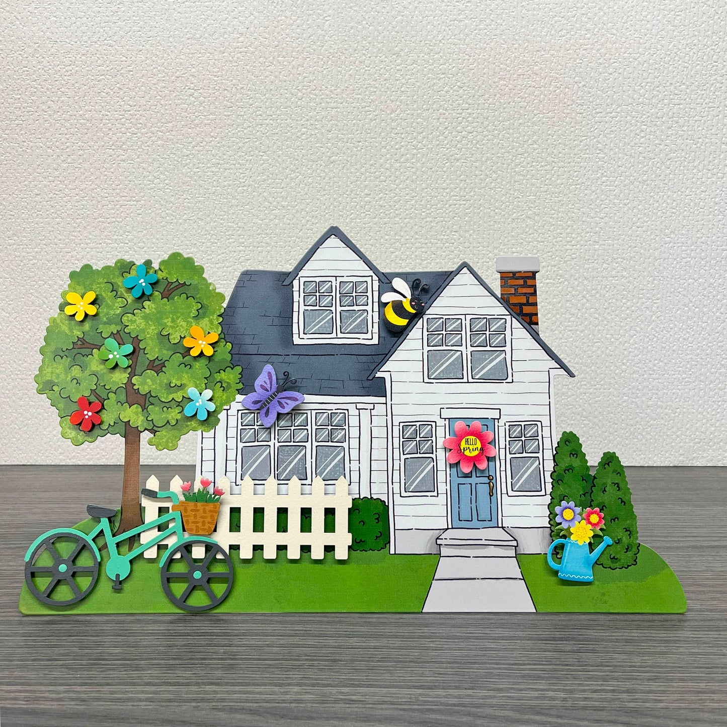 Hello Spring magnets, set of 4