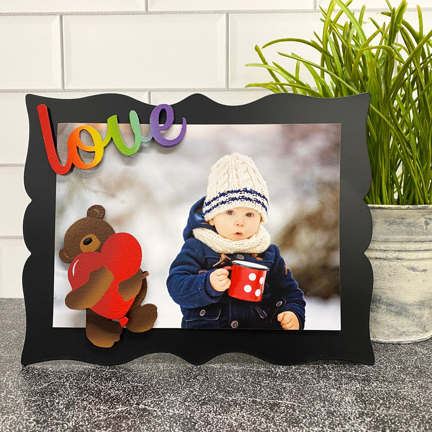 "Teddy mit Herz"-Magnet