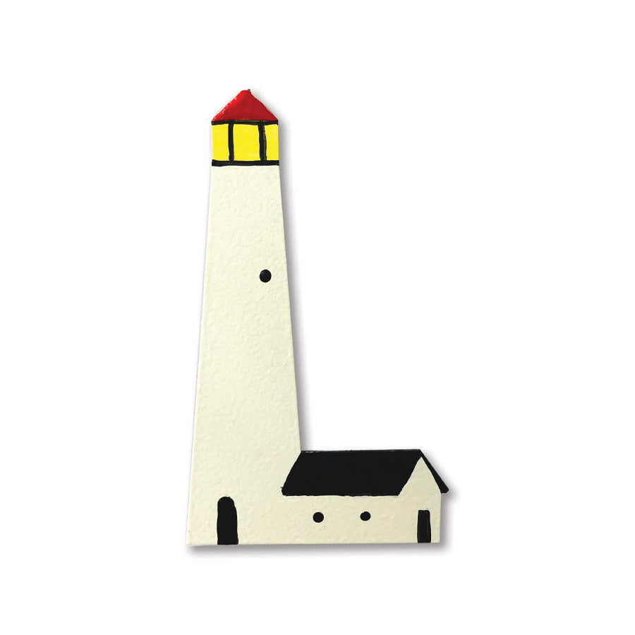 Kleiner Leuchtturm-Magnet