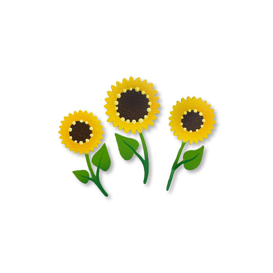 Sonnenblumen Magnete (3-er Set)