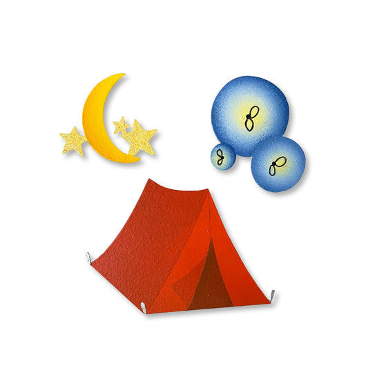 Camping unter den Sternen-Magnete