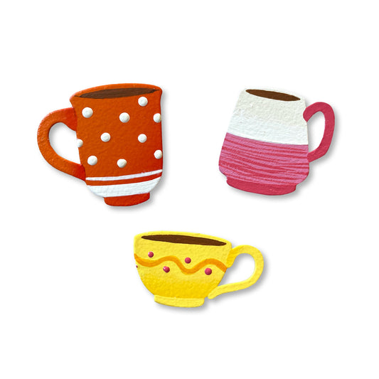 Kaffe Tassen (oder heisse Schokolade;-), 3-er Set