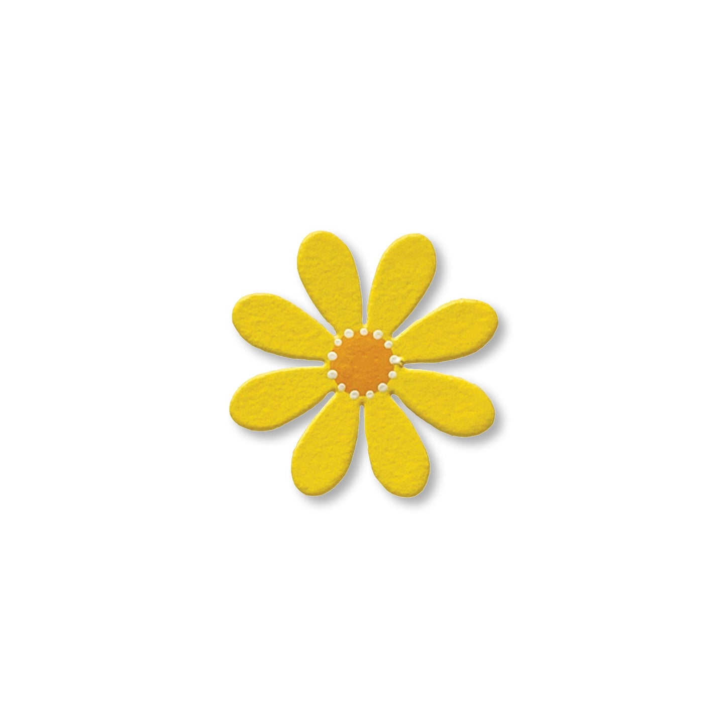 Daisy magnet, yellow