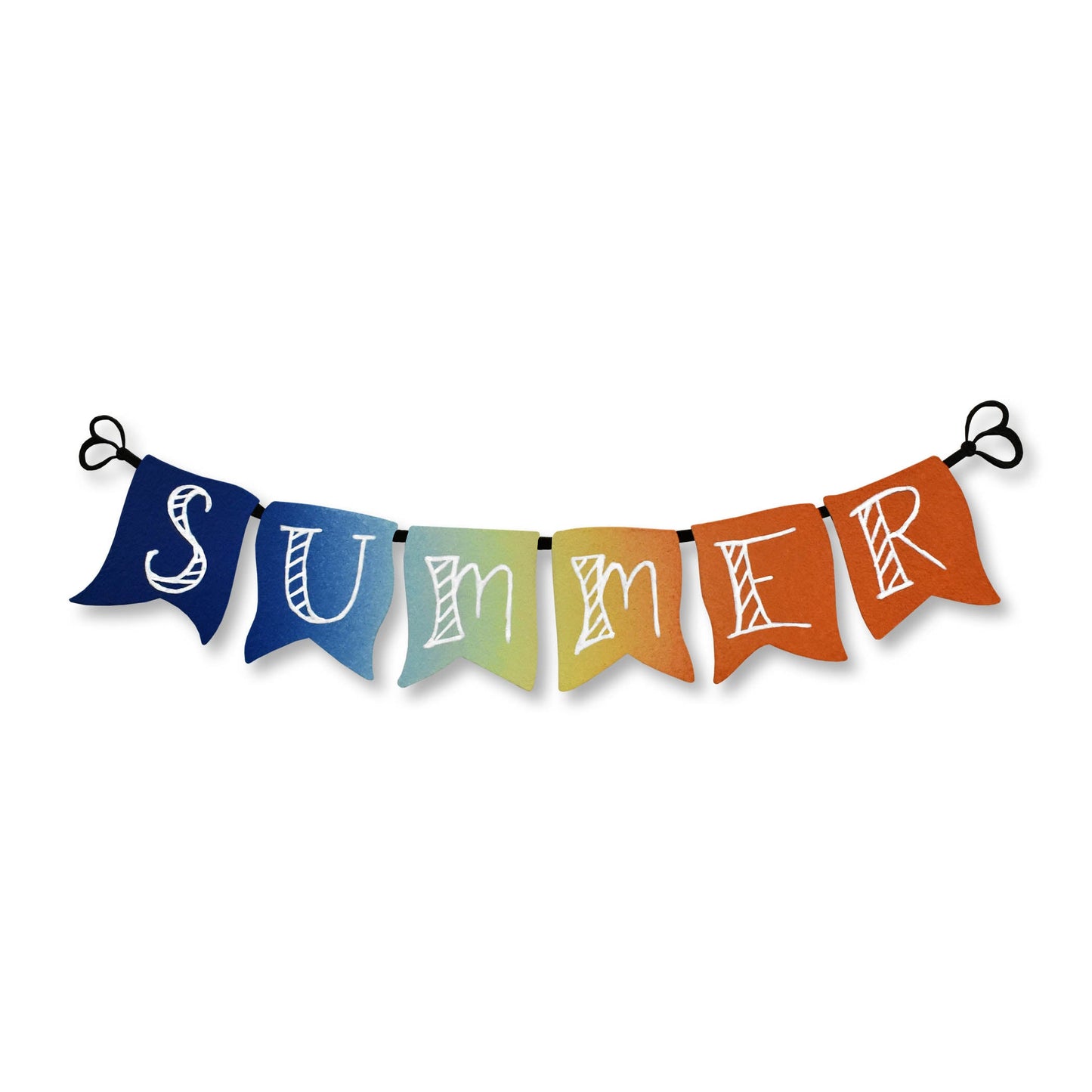 "Summer" banner magnet