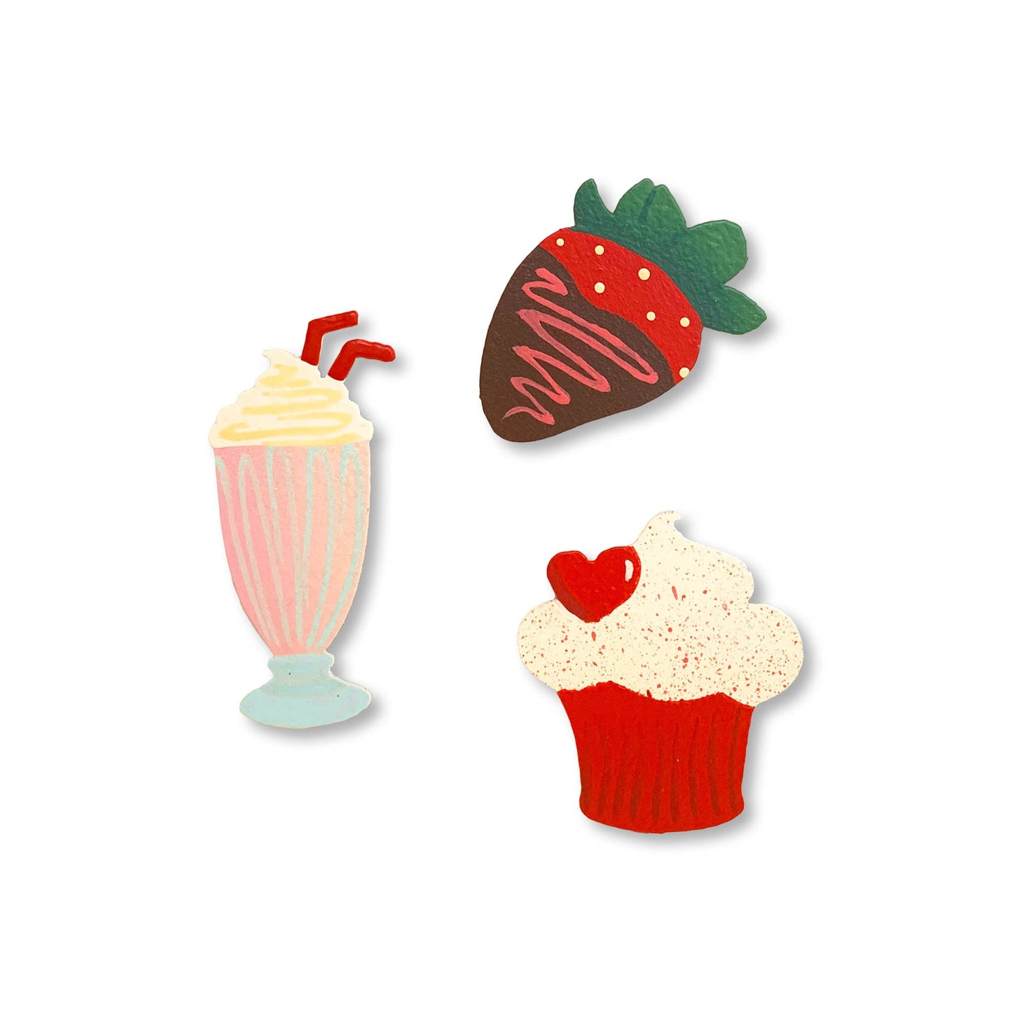 Candy magnets, set of 3