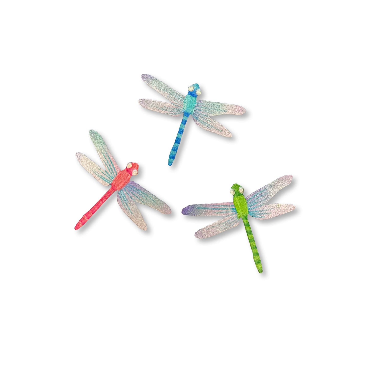 Dragonfly magnets, set of 3