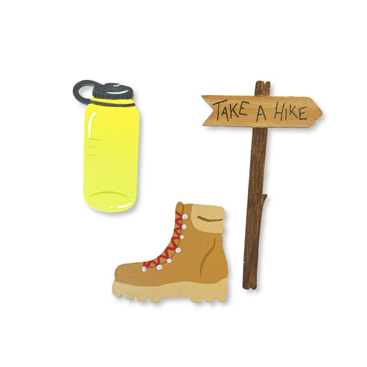 “Take a Hike” magnets, set of 3