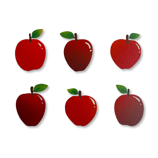 Apple magnets, set of 6