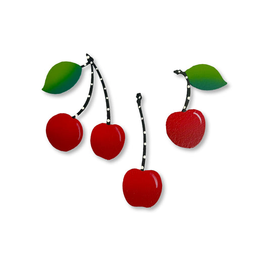 Cherry magnets, set of 3