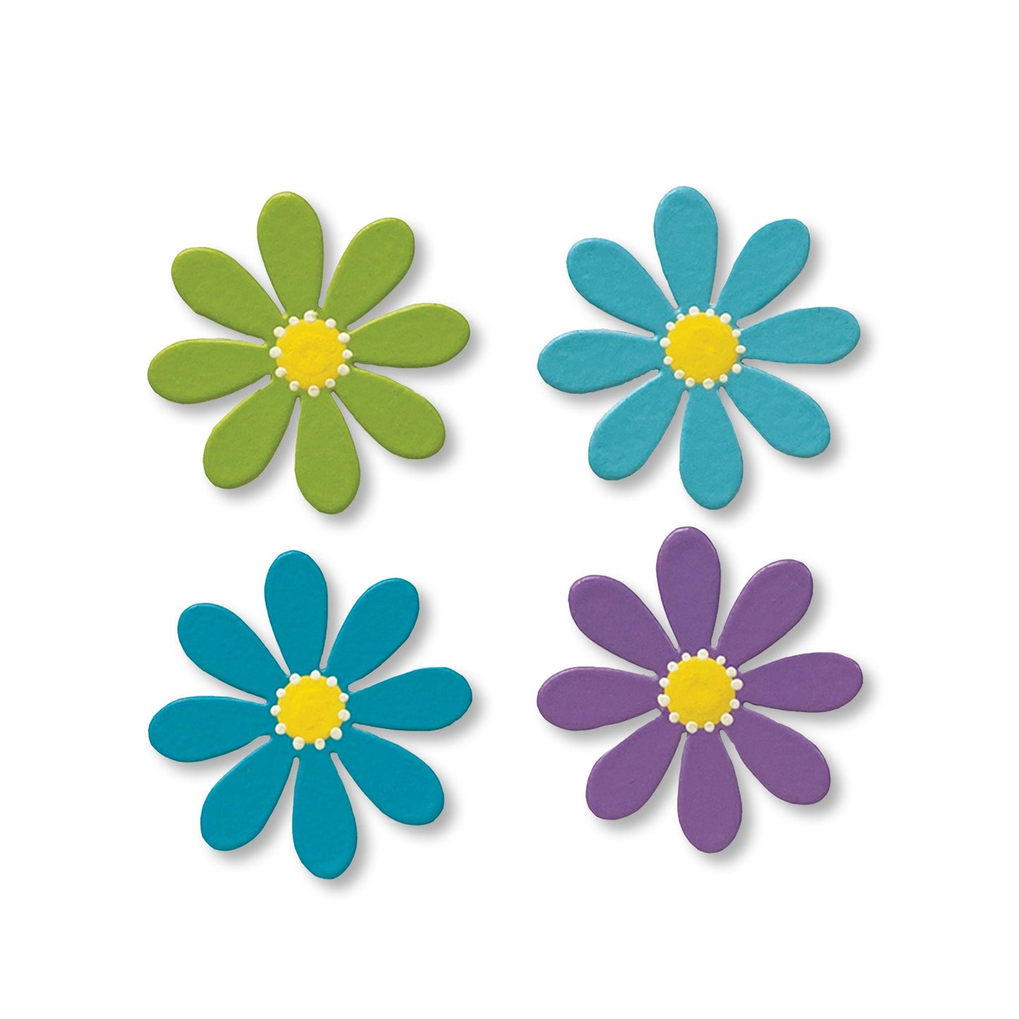 Blumen-Magnete (4-er Set)