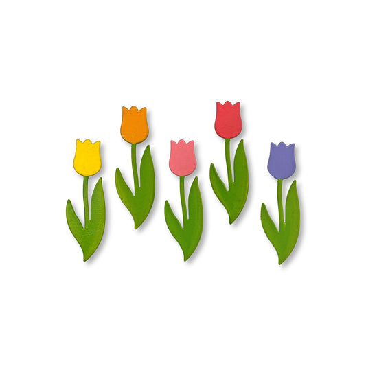 Tulip magnets, set of 5 