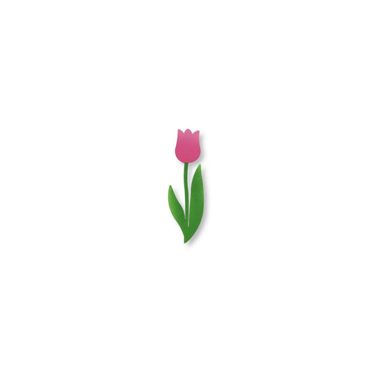 Tulip magnet, pink
