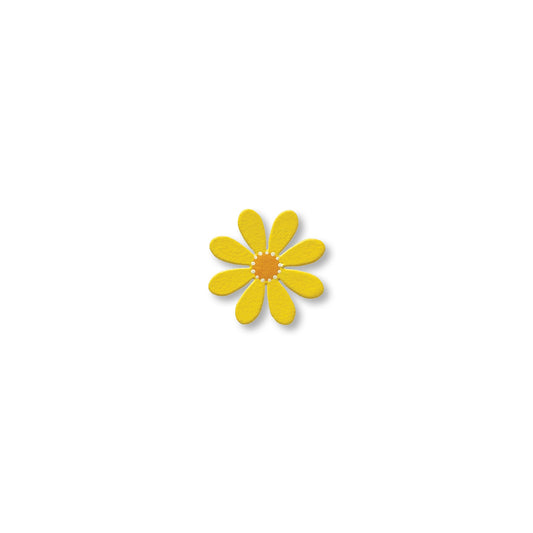 Daisy magnet, yellow